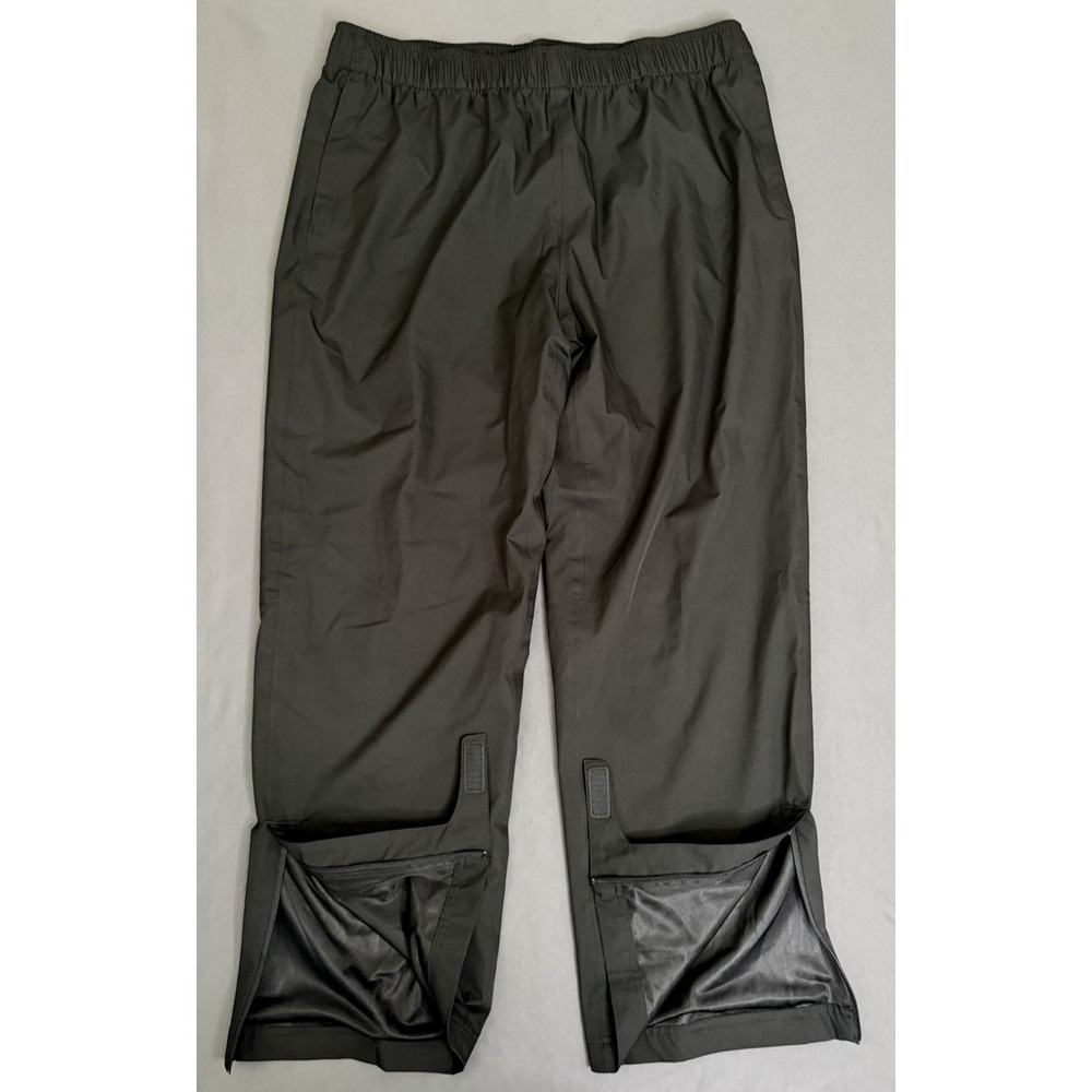 Walter Hagen 11 Majors Golf Rain Pants Mens XL Black Lined Straight Leg Athletic